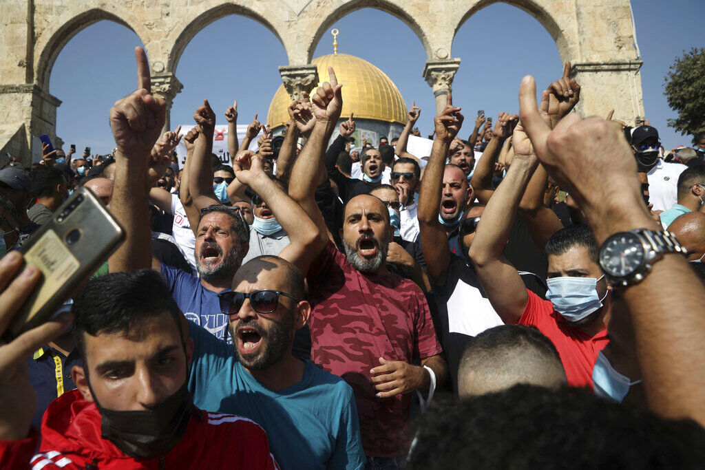 APTOPIX Palestinians France Protest